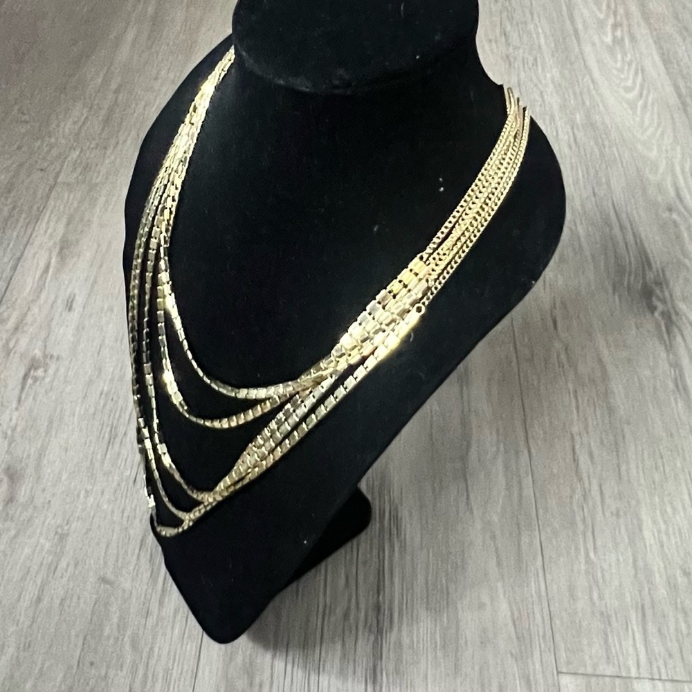 Multilayer Necklace Box Chain - Picture 4 of 5